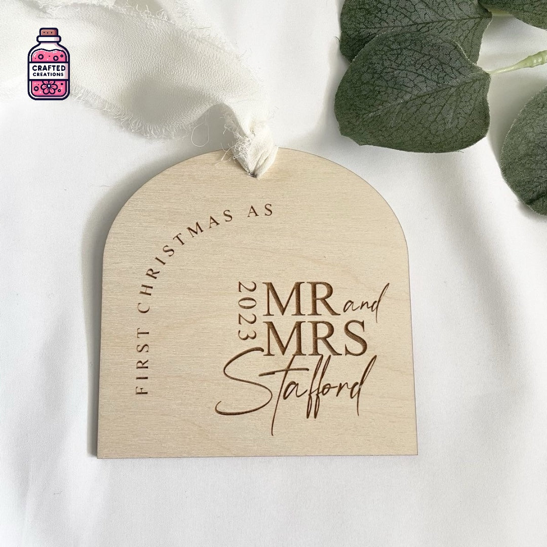 First Christmas as Mr & Mrs