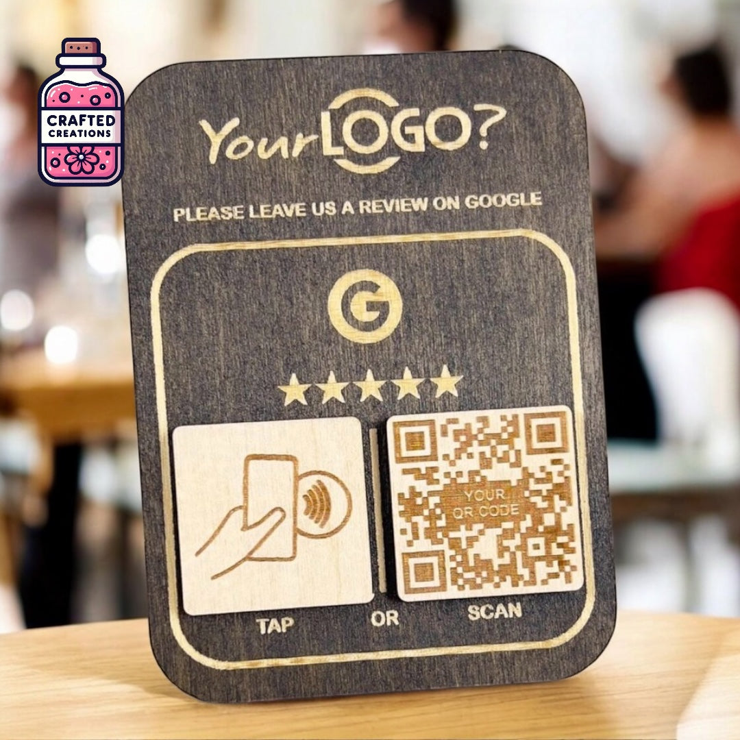 Review Plaque (w/ NFC & QR Code)