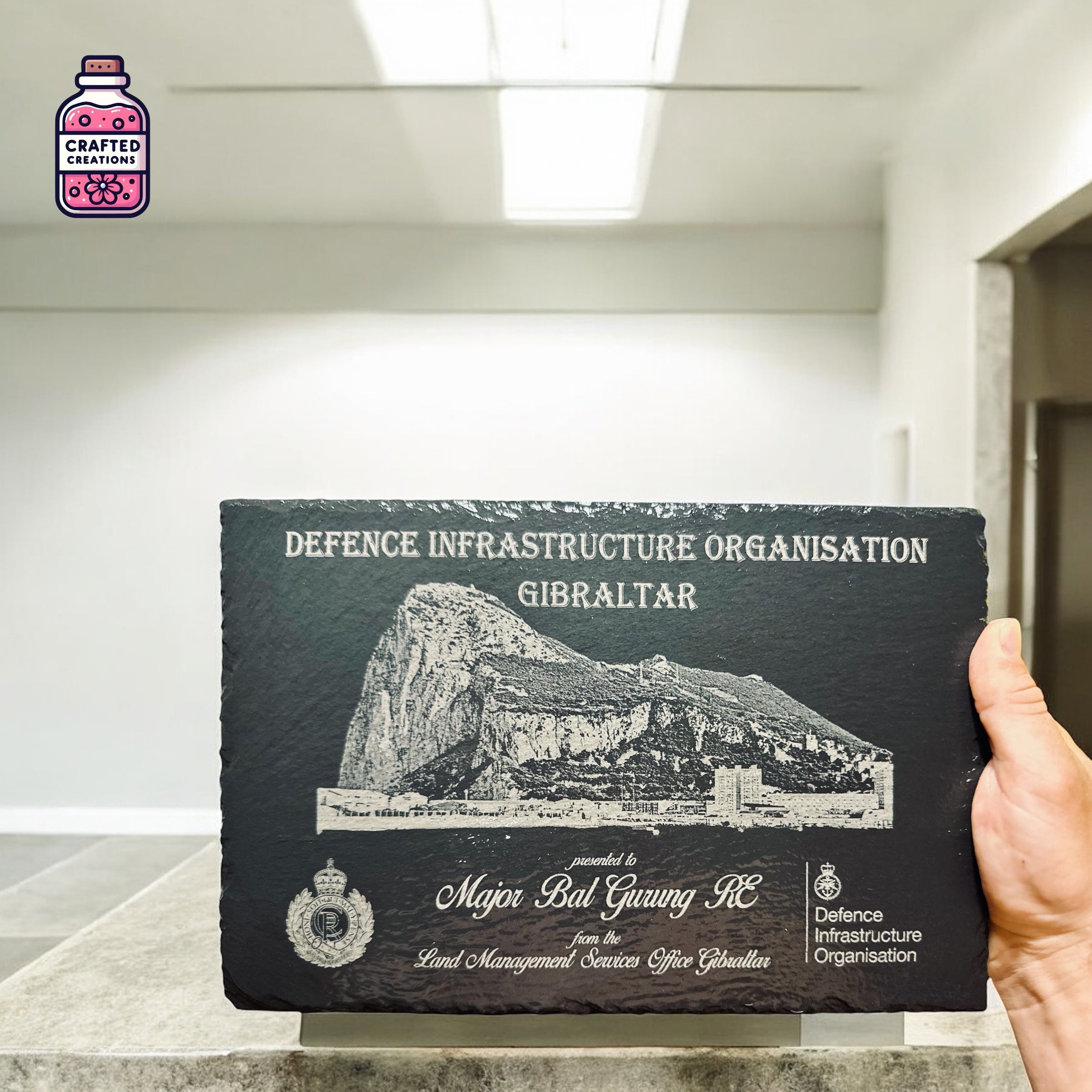 Leavers Slate Plaque