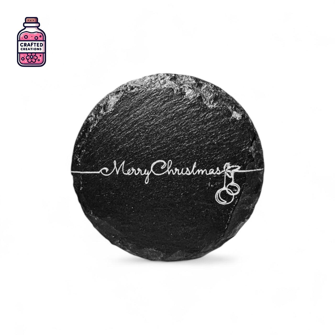 Christmas Slate Coaster