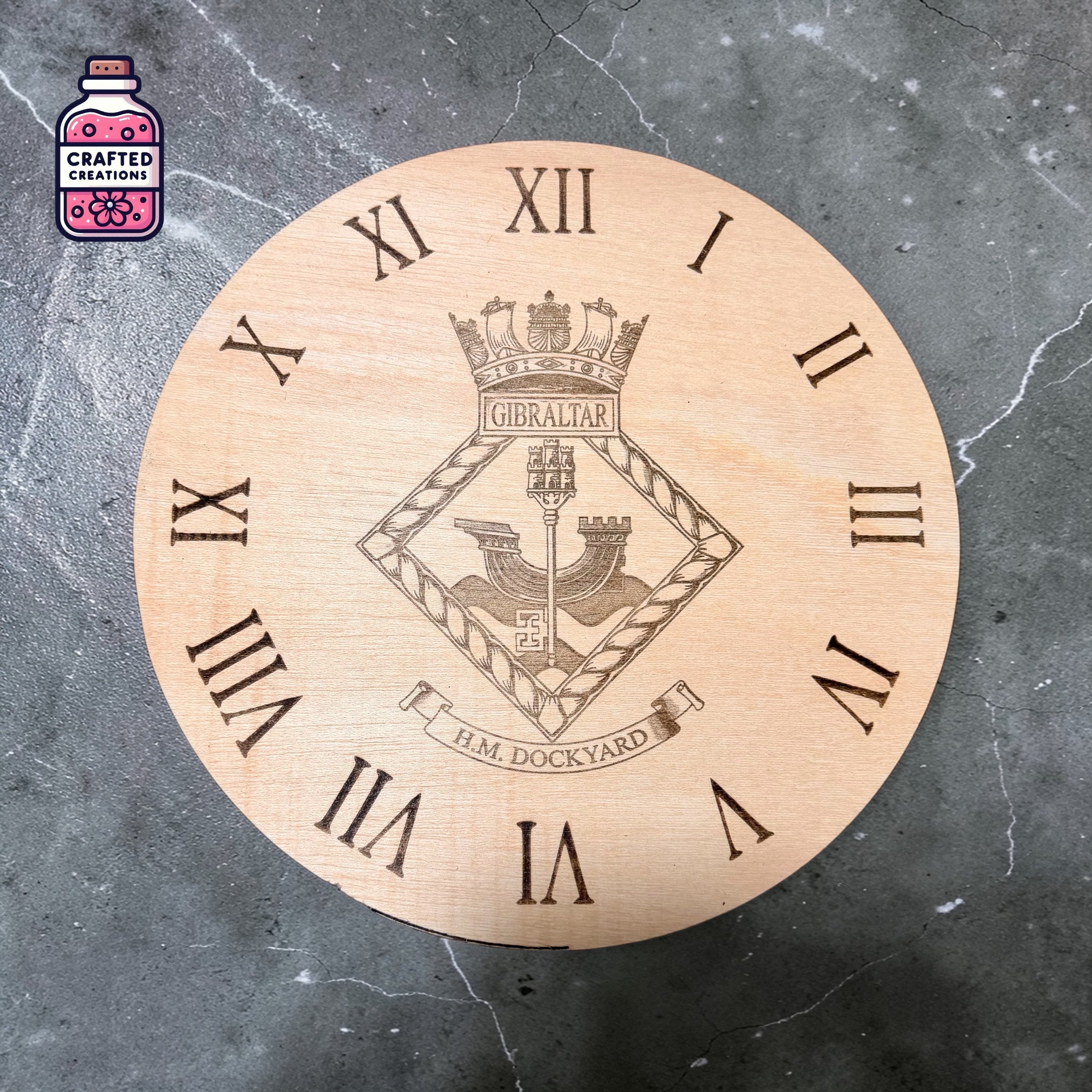 Custom Wooden Clock