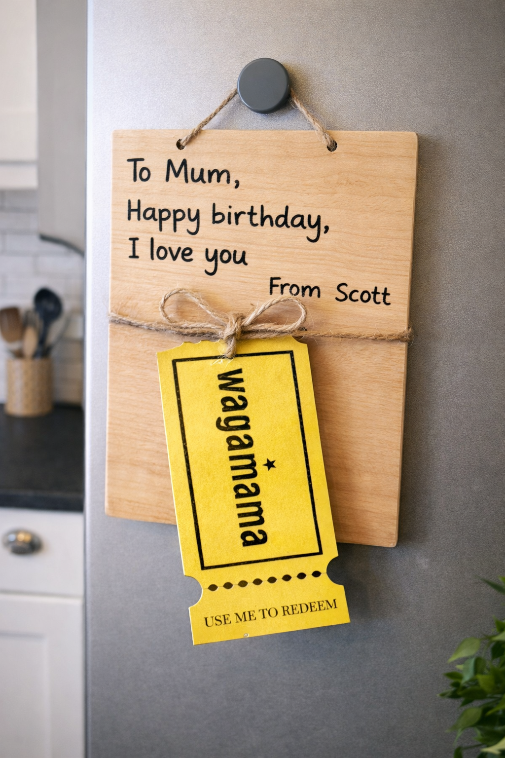 Custom Acrylic Gift Voucher