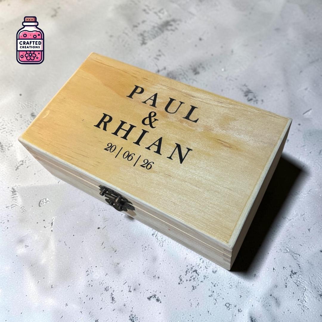 Custom Wooden Keepsake Box