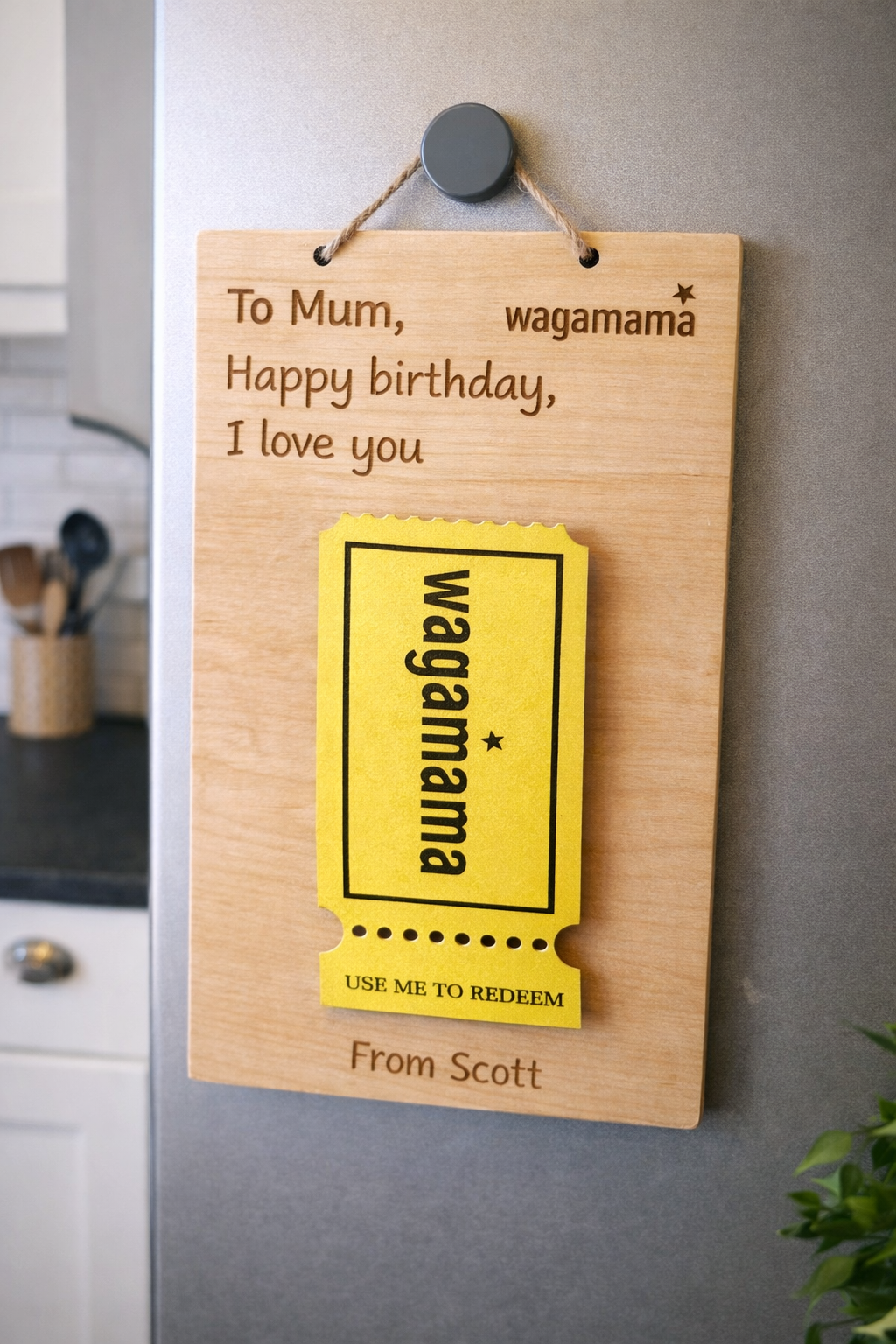 Custom Acrylic Gift Voucher
