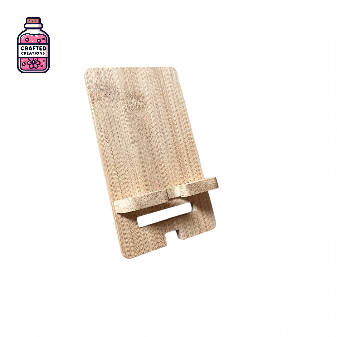 Custom Bamboo Phone Holder