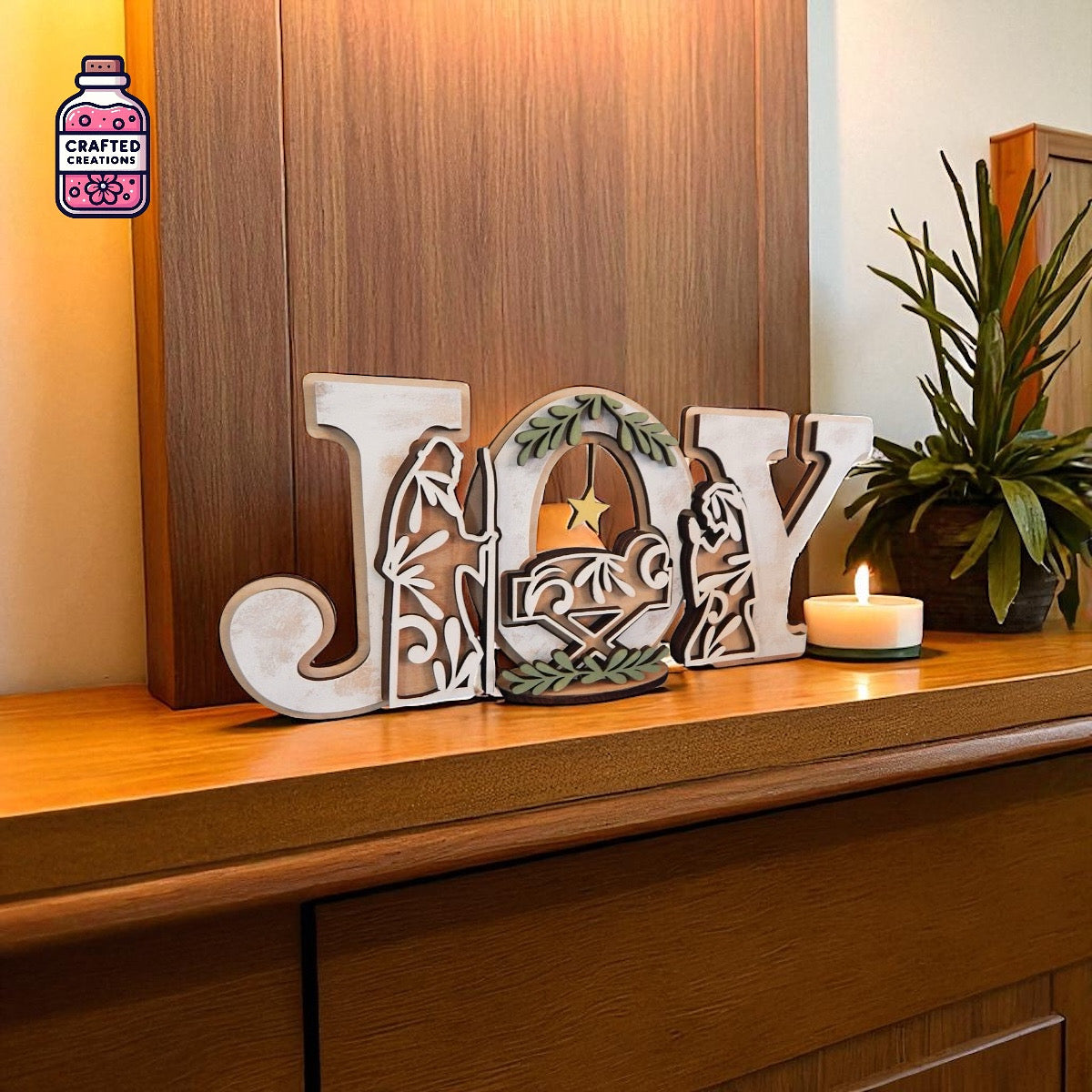 “JOY” Christmas Decor