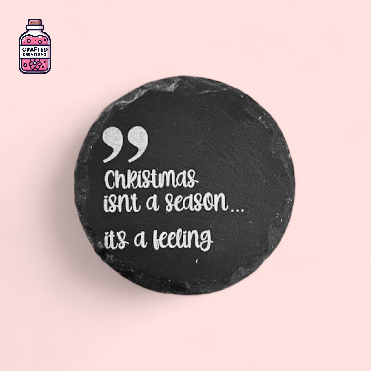 Christmas Slate Coaster