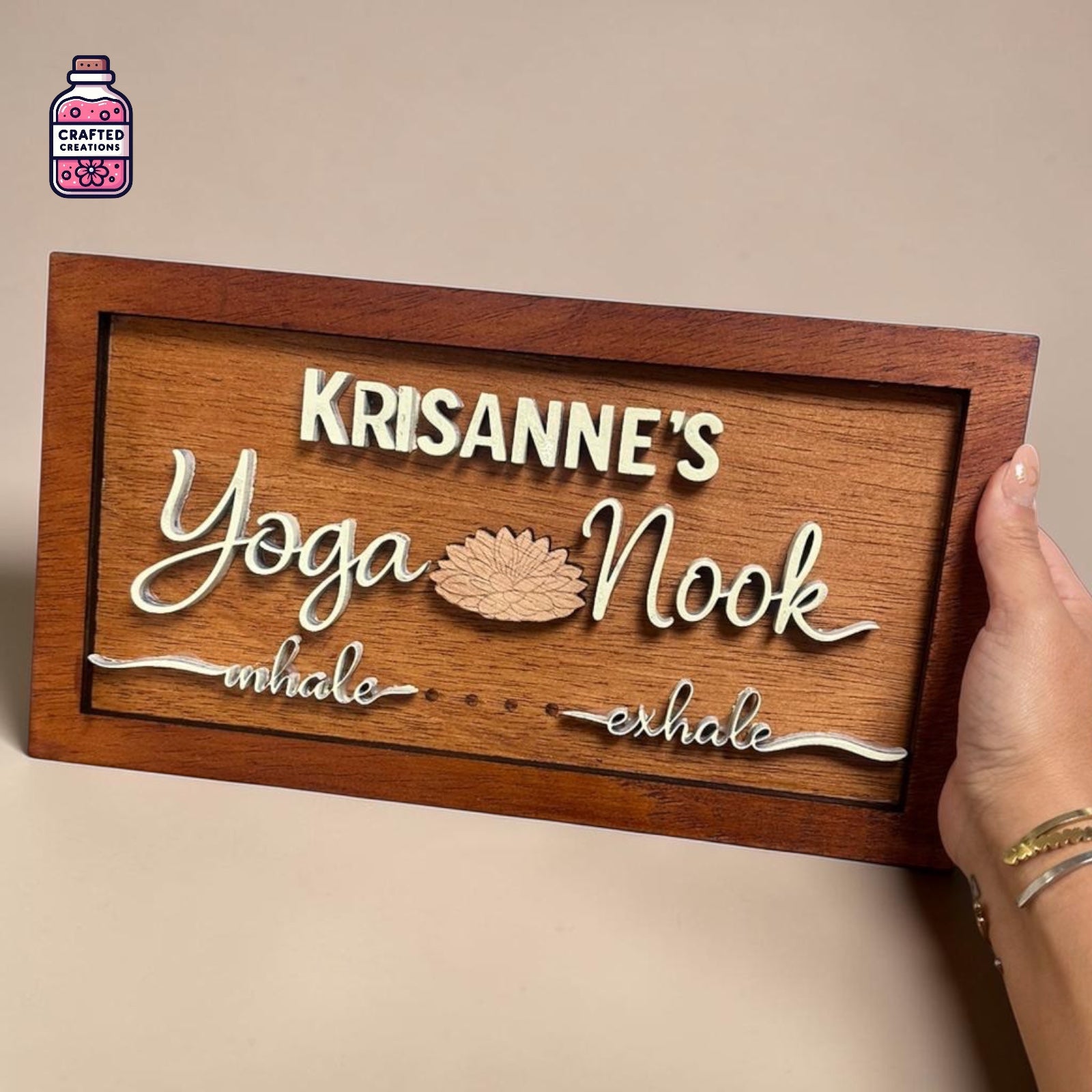 Yoga Wooden Sign