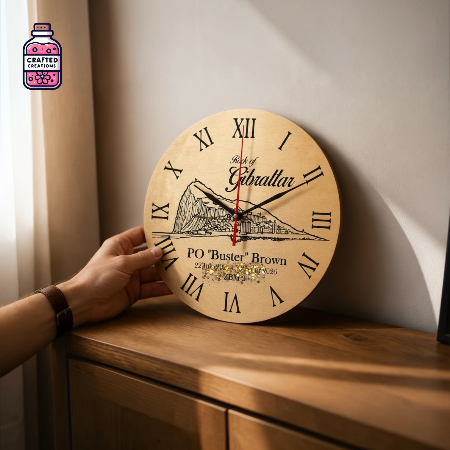 Custom Wooden Clock