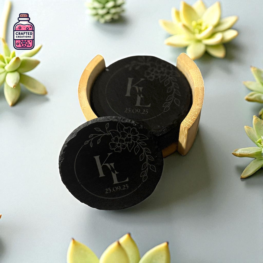 Set of Slate Coasters (Round)