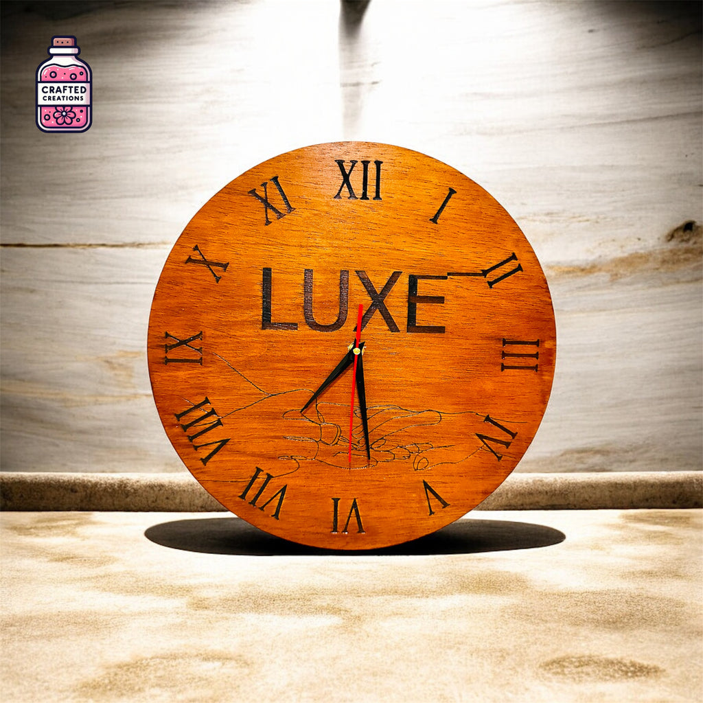 Custom Wooden Clock