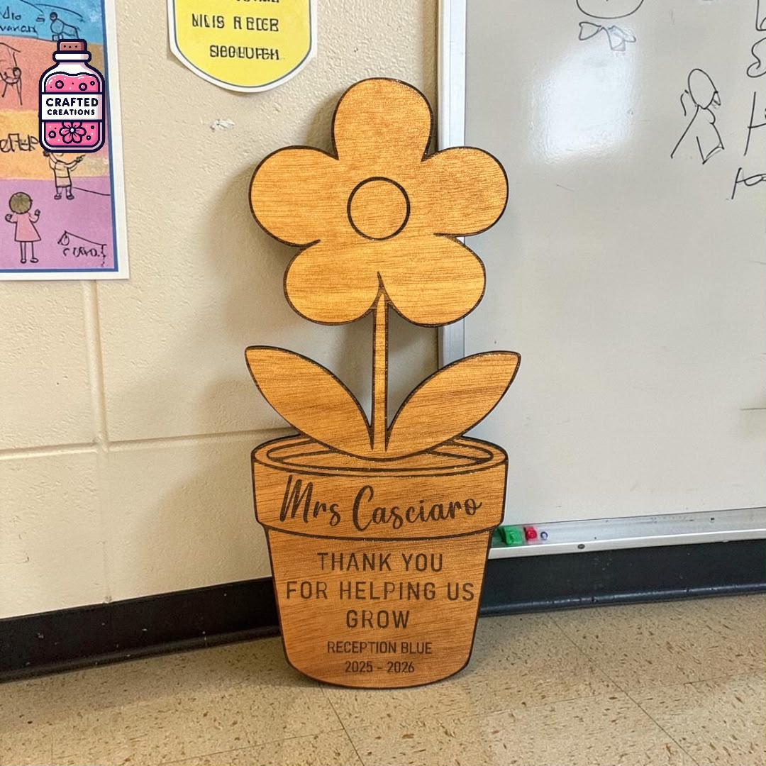 Personalised Teacher Appreciation Plaque