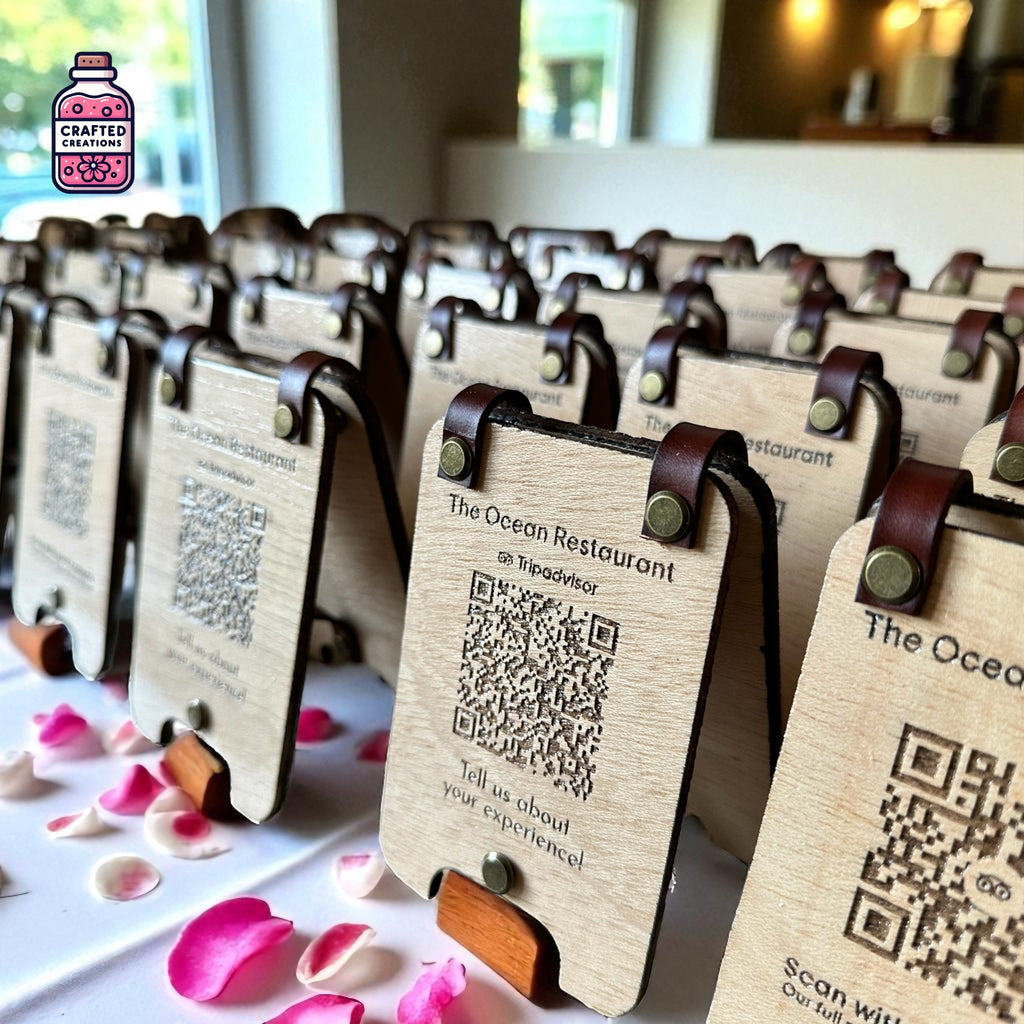 Menu/Review A-Frame Stands