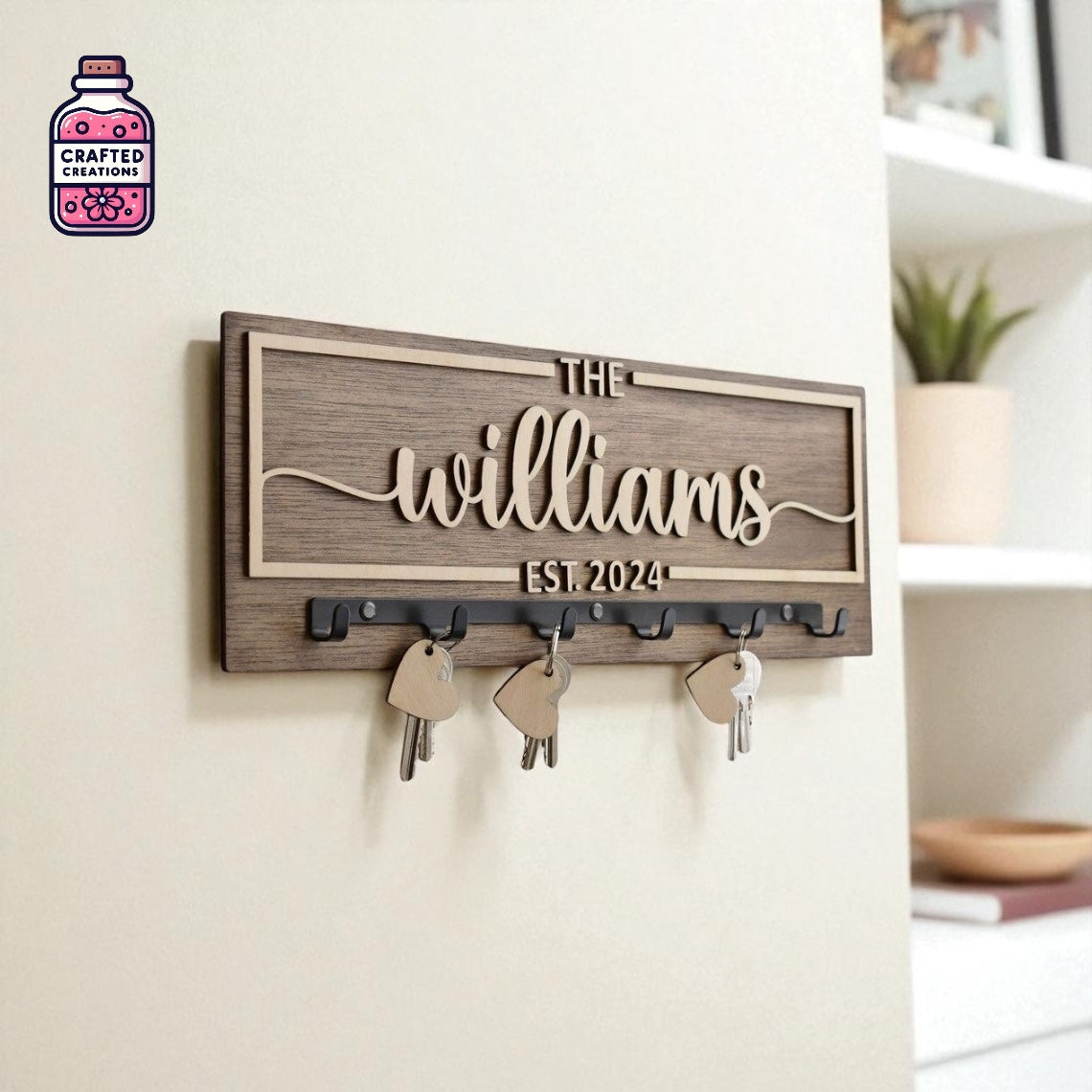 Personalised Key Hangers