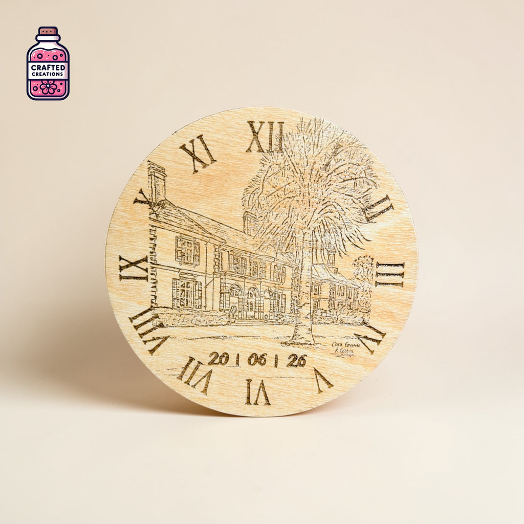 Custom Wooden Clock
