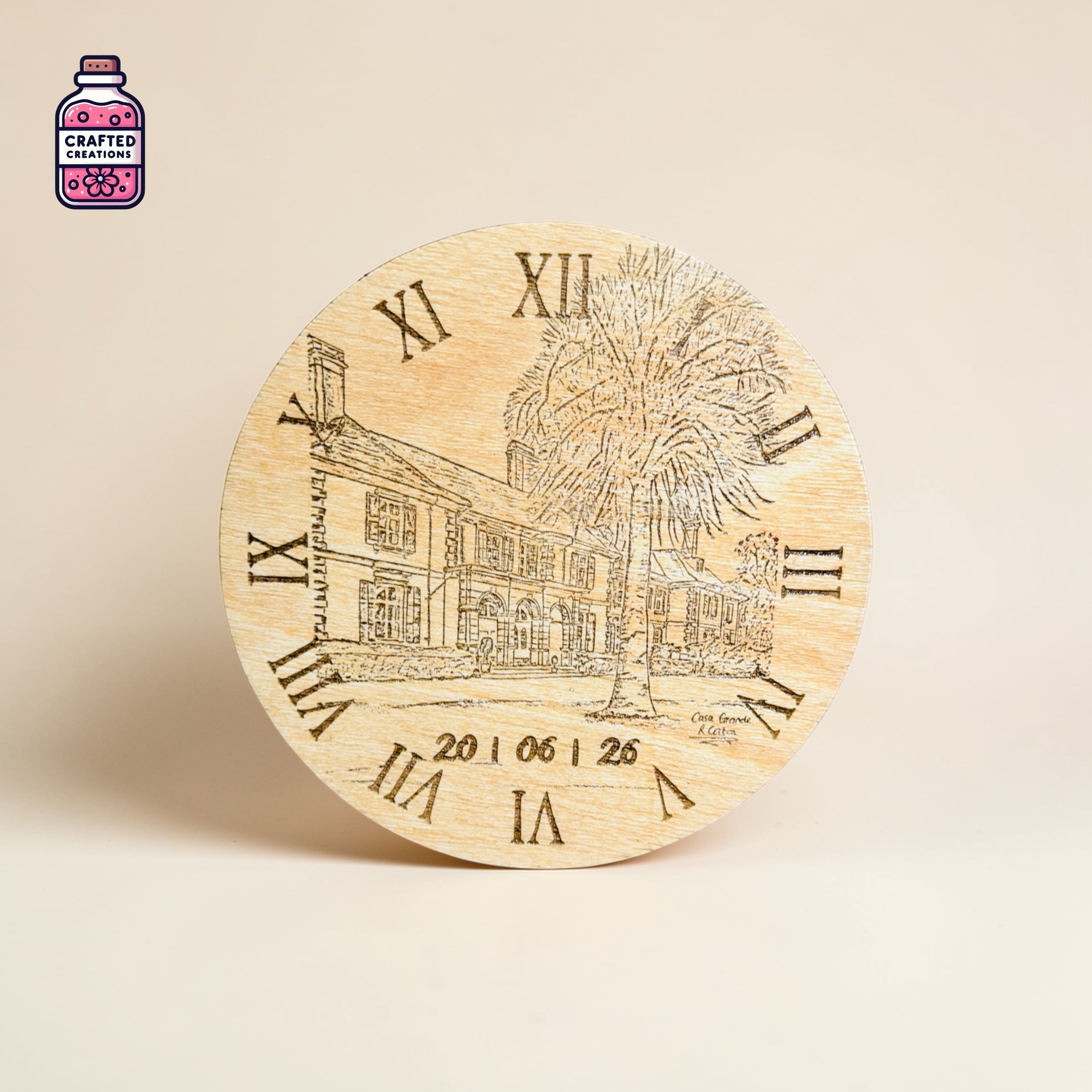 Custom Wooden Clock