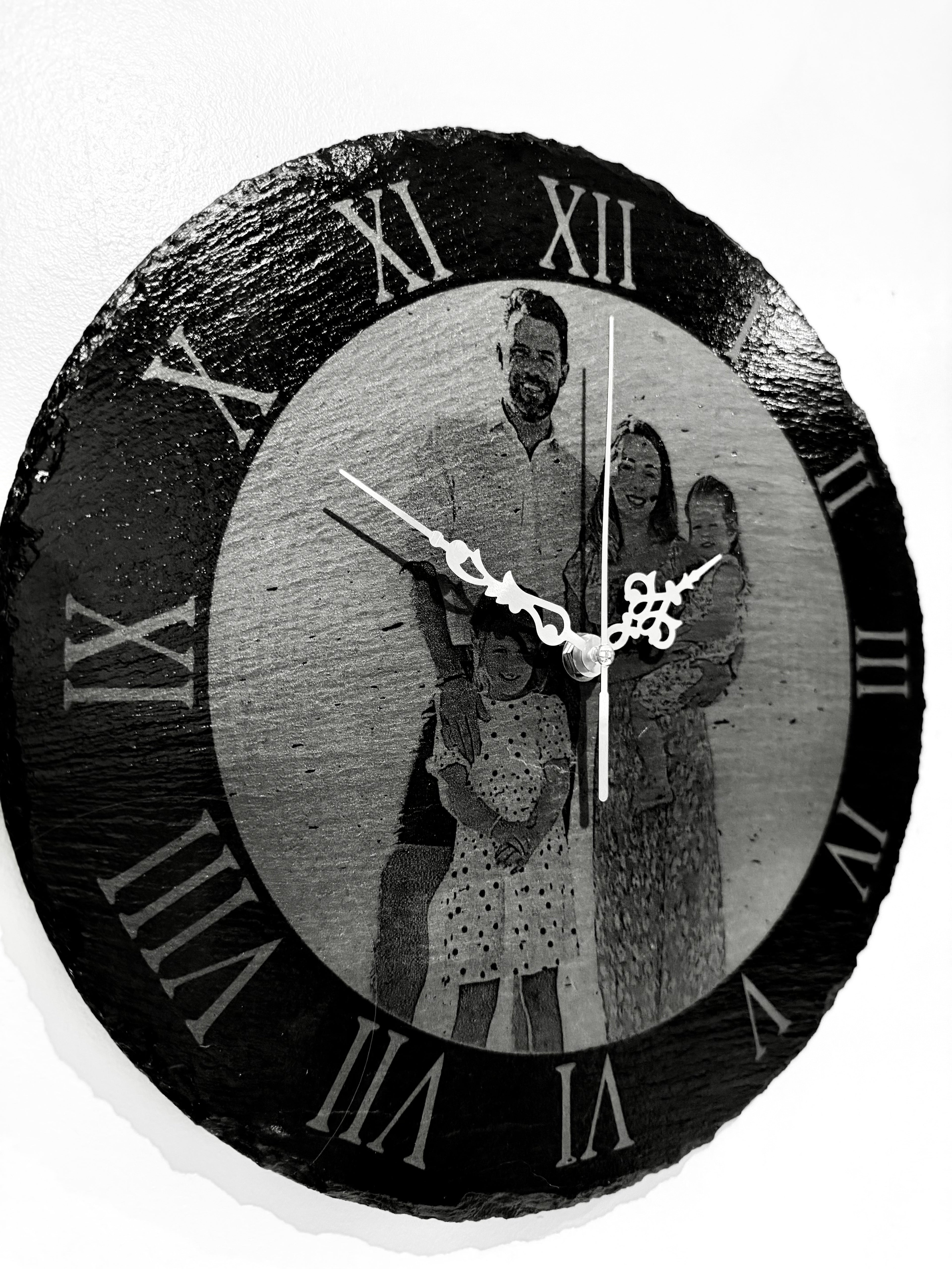Personalised Slate Clock