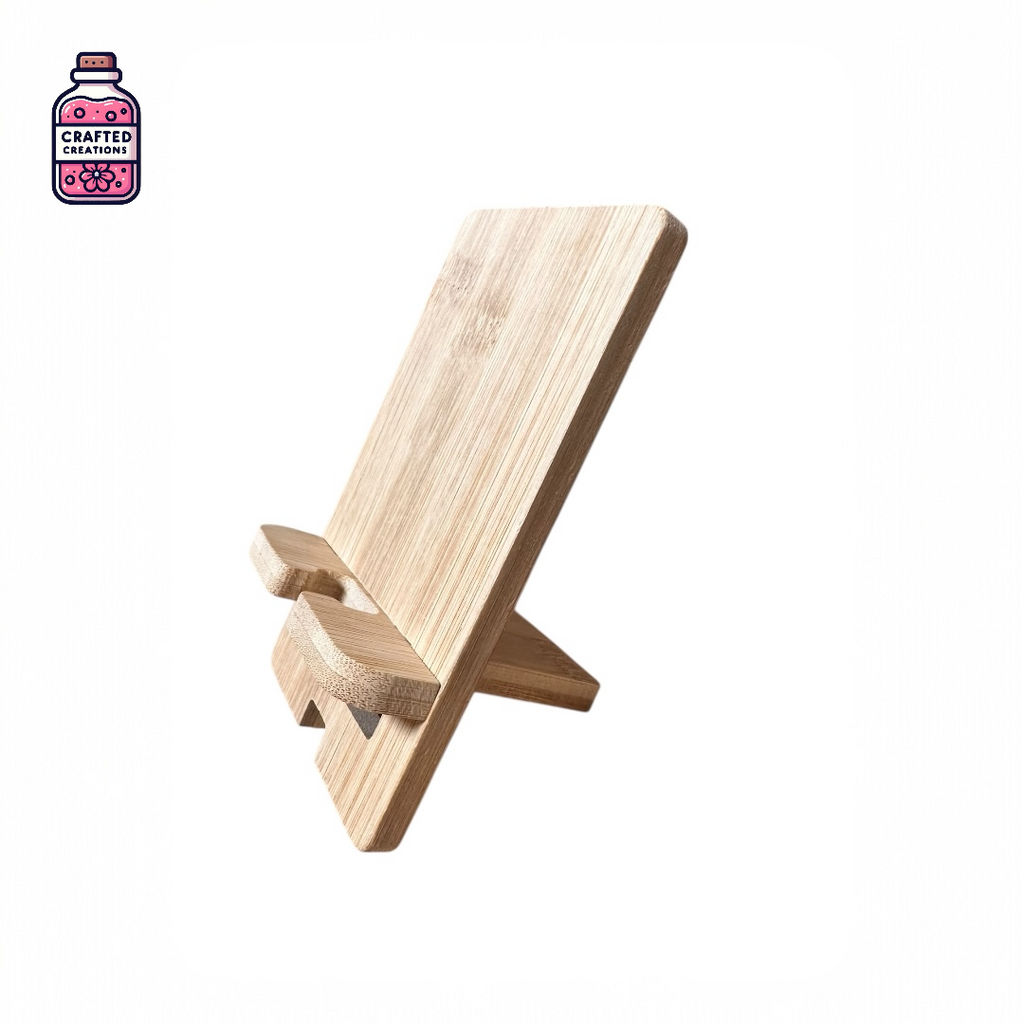 Custom Bamboo Phone Holder